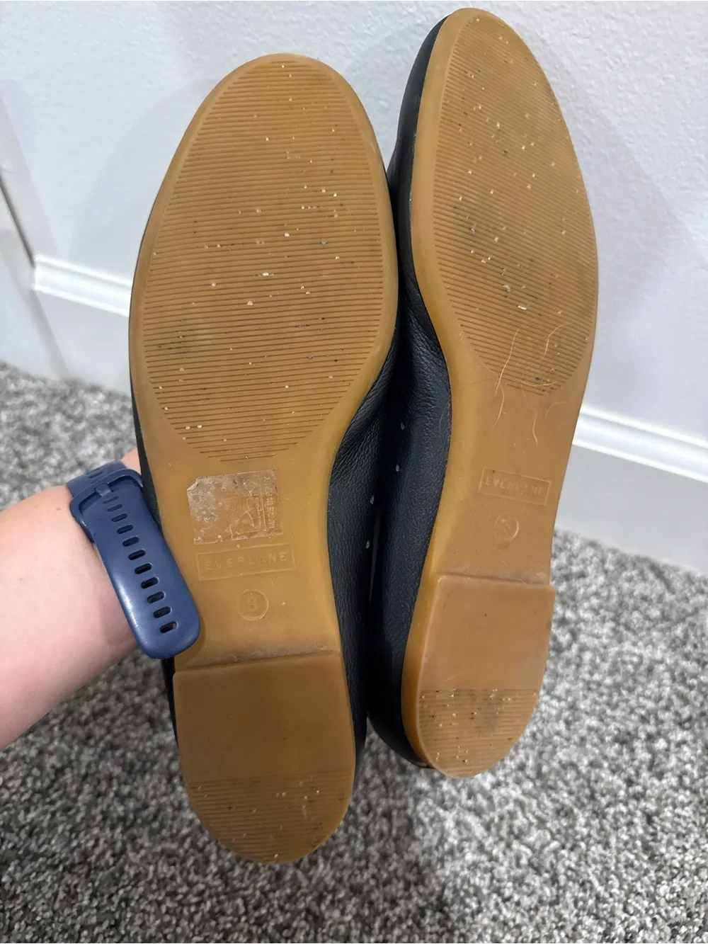 Everlane The Day Glove black leather ballet flats, size 8 - Picture 9 of 14